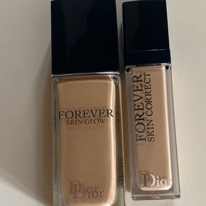 Dior Forever Skin Glow Foundation/ Forever Skin Correct Full-Coverage Concealer
